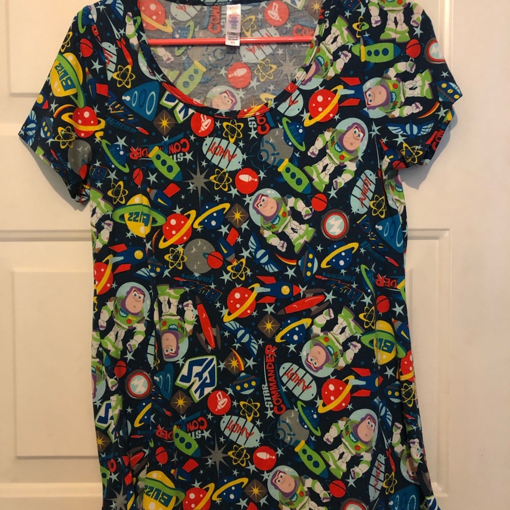 Lularoe xxs classic tee toy story